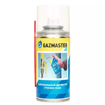 Детектор утечки газа Gazmaster, баллон 130мл
